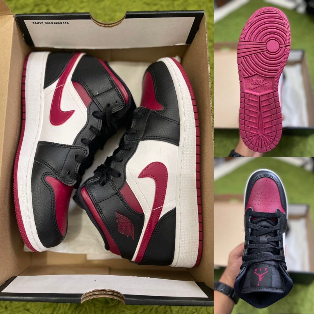 Nike Air Jordan AJ1 Mid Junior Men s Fashion Footwear Sneakers on Carousell