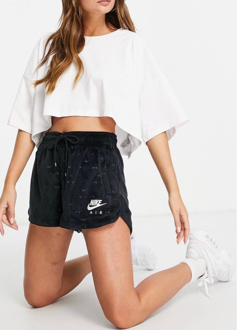Nike shop velour shorts