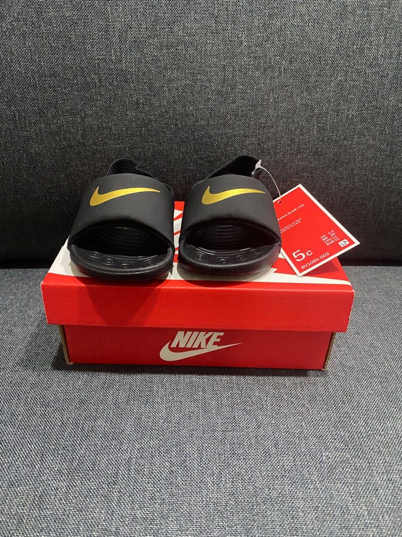 NIKE KAWA SLIDE Babies Kids Babies Kids Fashion on Carousell