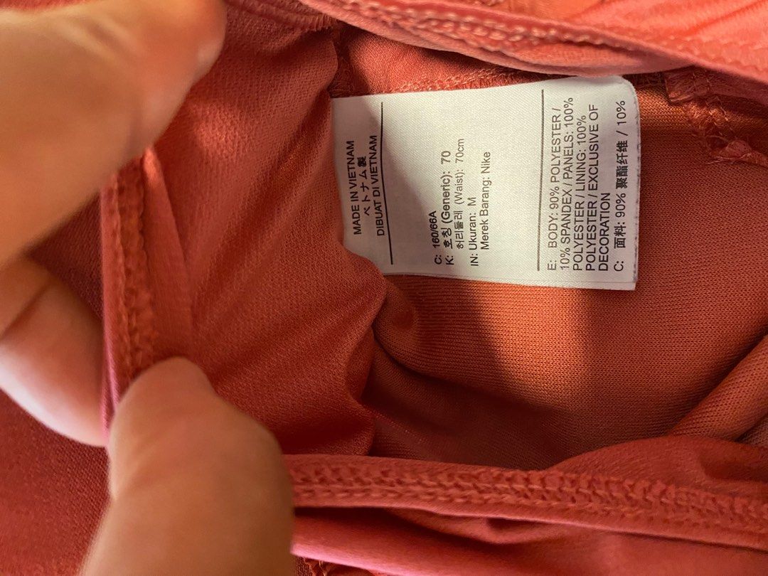 NIKE Maroon waist cinched Running Shorts Women s Fashion