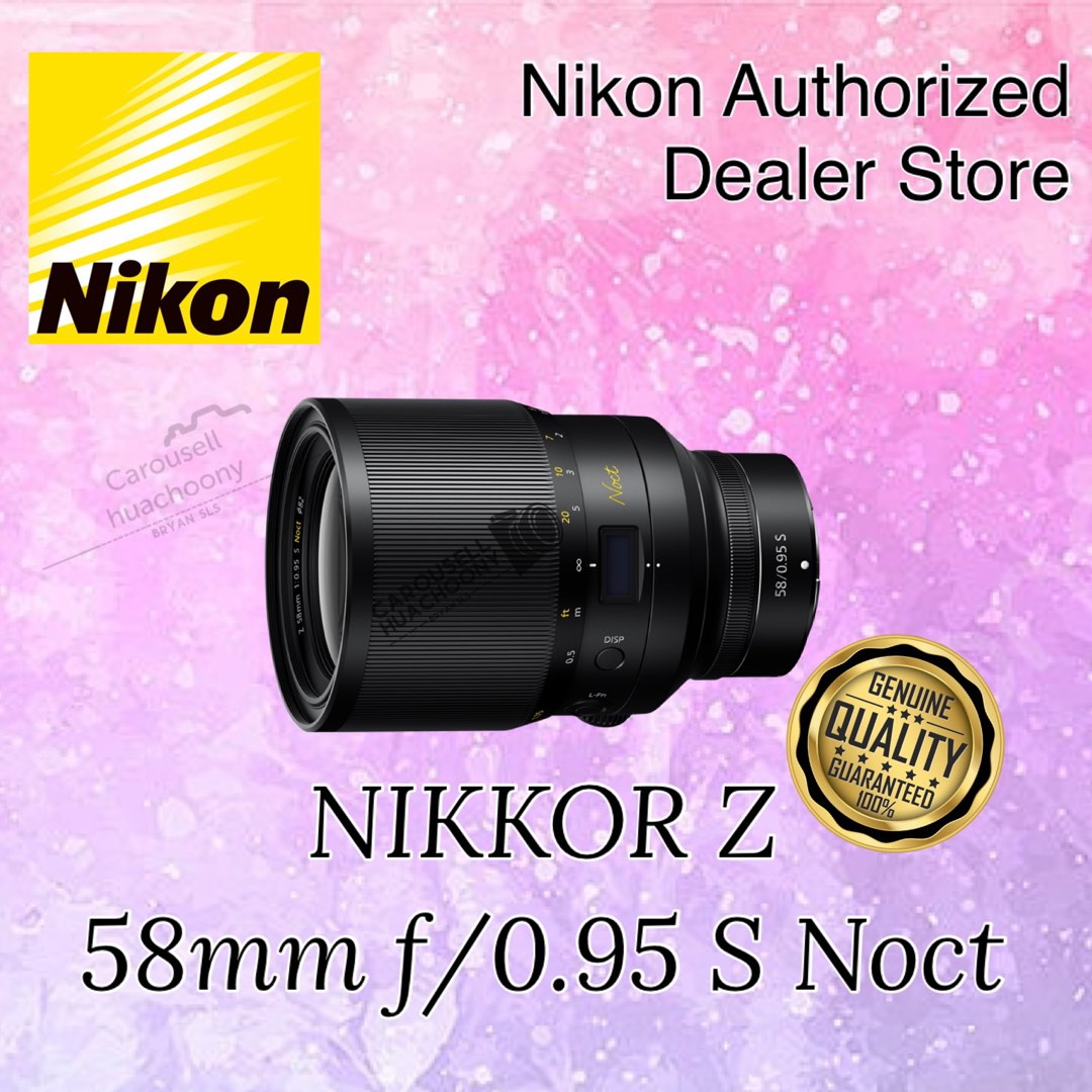 Nikon Nikkor Z 58mm F0 95 S Noct 2023 Promotion Photography Lens