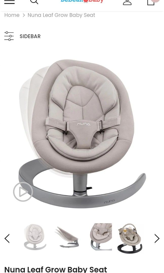 Nuna Leaf Grow Baby Seat, Babies & Kids, Baby Nursery & Kids