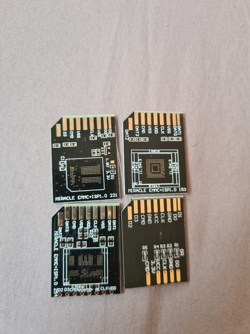 Original MIRACLE eMMC Plus tool + Miracle eMMC adapter 5 IN 1 for BGA