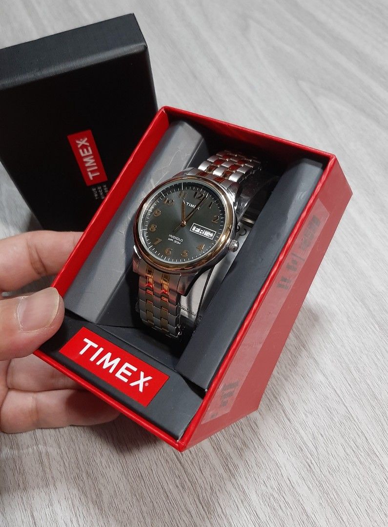Original Timex Charles Street Indiglo Men s Unisex Watch