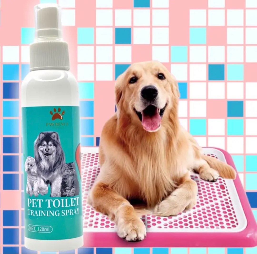 Pet toilet training spray store