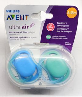 Philips Avent Ultra Air Pacifiers (Blue, Teal) design