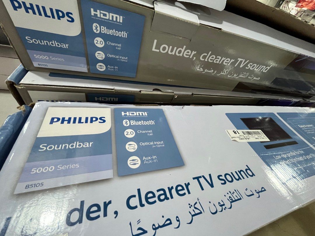 Philips Soundbar (Category: Soundbars, Speakers & Amplifiers) located in Angono. Submitted by im_jayleonillo (Listing ID 1224261750, Image 3). Description: For Sale -Wareshouse Display -Good As new -All working -No issue Philips SoundBar 5000Series P 2300 Location: Angono Rizal Can do meet up around Eastwood Libis Q.C or Tomas Morato.