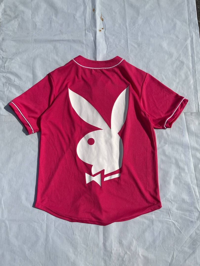 PLAYBOY Baseball Jersey, Men's Fashion, Tops & Sets, Tshirts & Polo