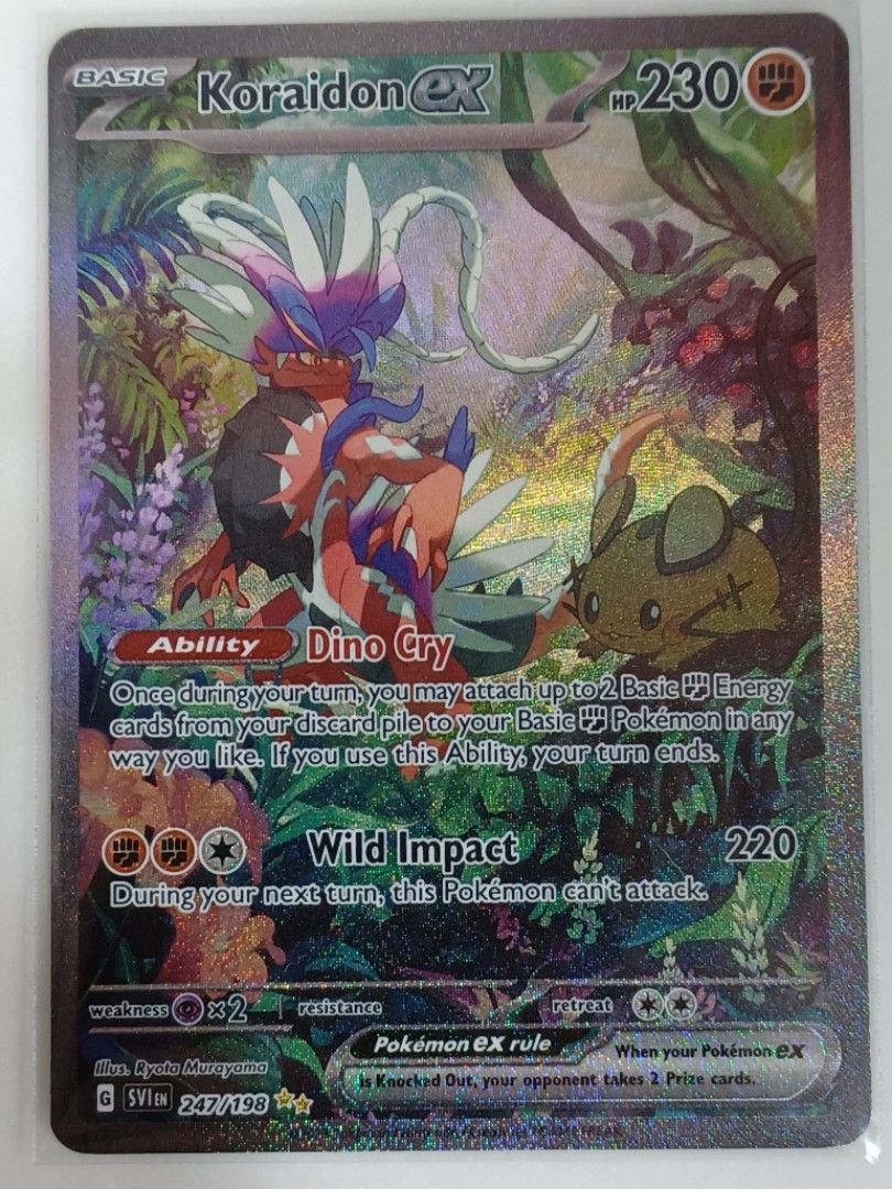 Pokemon TCG koraidon EX 247/198, Hobbies & Toys, Toys & Games on Carousell Pokemon TCG koraidon EX 247/198, Hobbies & Toys, Toys & Games on Carousell