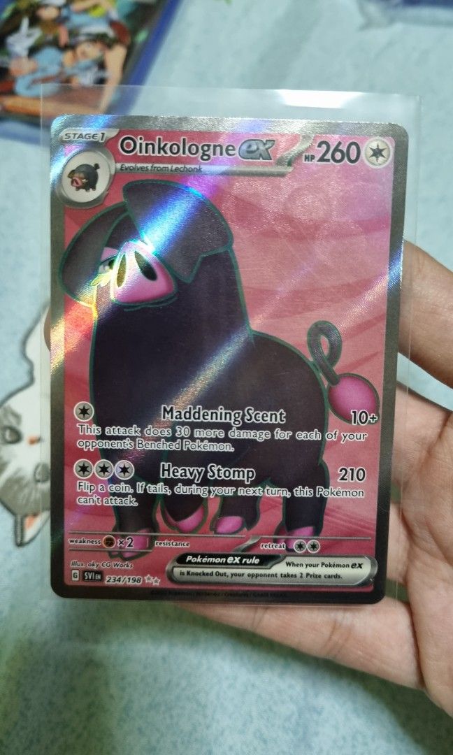 Pokemon TCG Scarlet Violet Oinkologne EX Full Art, Hobbies & Toys, Toys & Games on Carousell Pokemon TCG Scarlet Violet Oinkologne EX Full Art, Hobbies & Toys, Toys & Games on Carousell