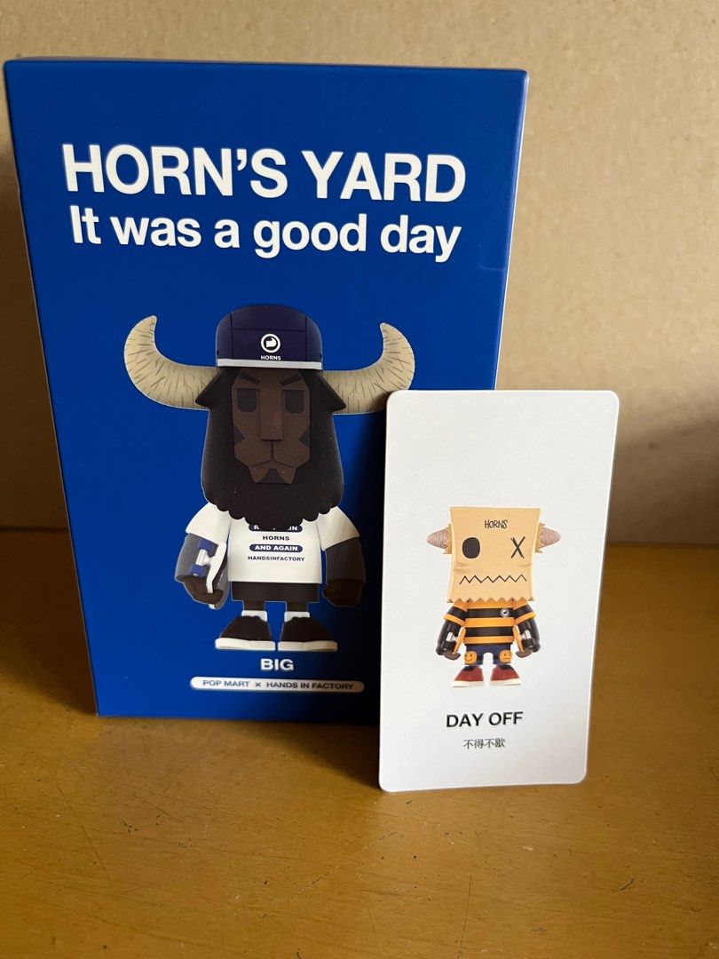 Popmart x Horn’s yard It was a good day (Day off), Hobbies & Toys