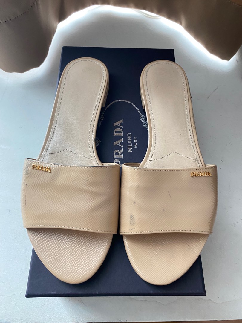 Prada sliders womens on sale
