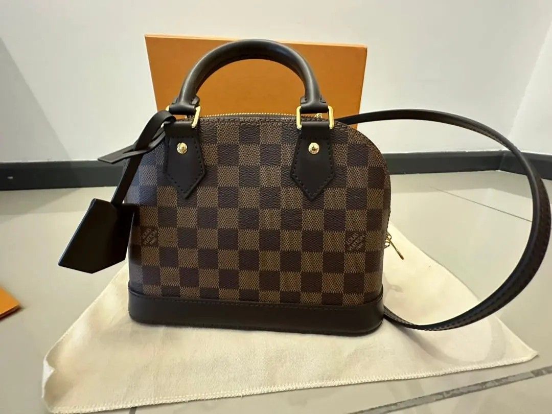 Louis Vuitton LV Alma BB Damier Ebene Canvas Preloved LikeNew Used