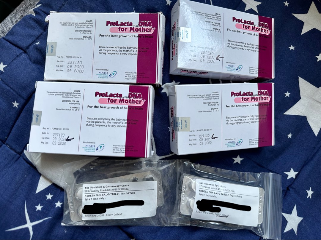 Prenatal vitamins & supplements fish oil calcium dha prolacta, Health