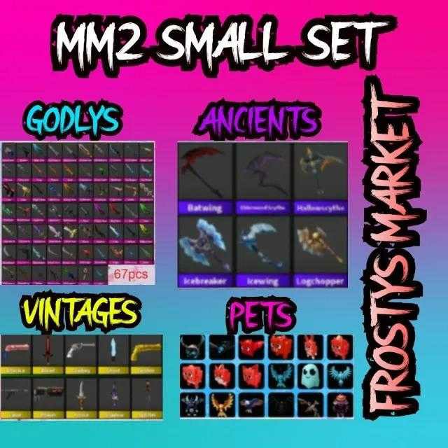 Roblox MM2 Small Set With Pets! 103 Items (Read Description) *Fast
