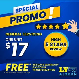 [PROMO] Aircon Service General Chemical Cleaning/Repair @87883440