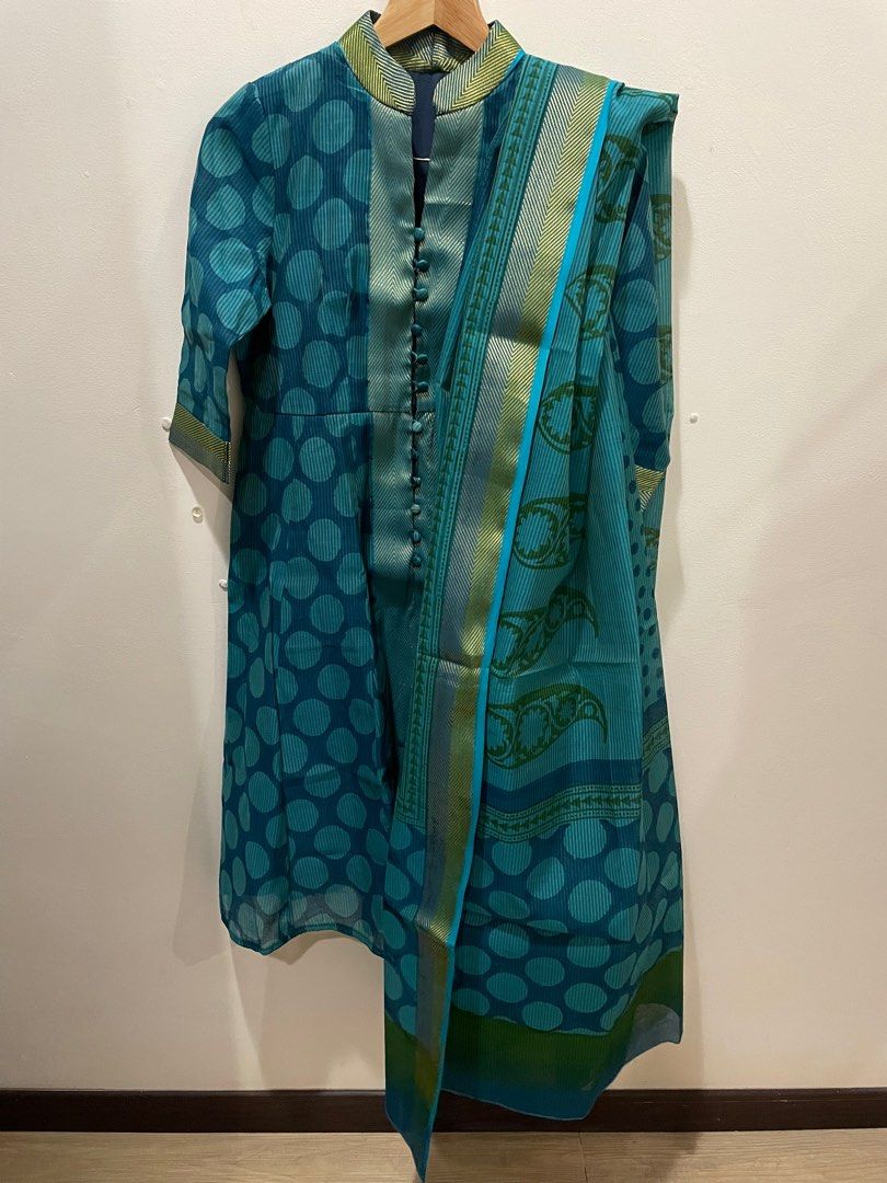 how to wear punjabi shawl