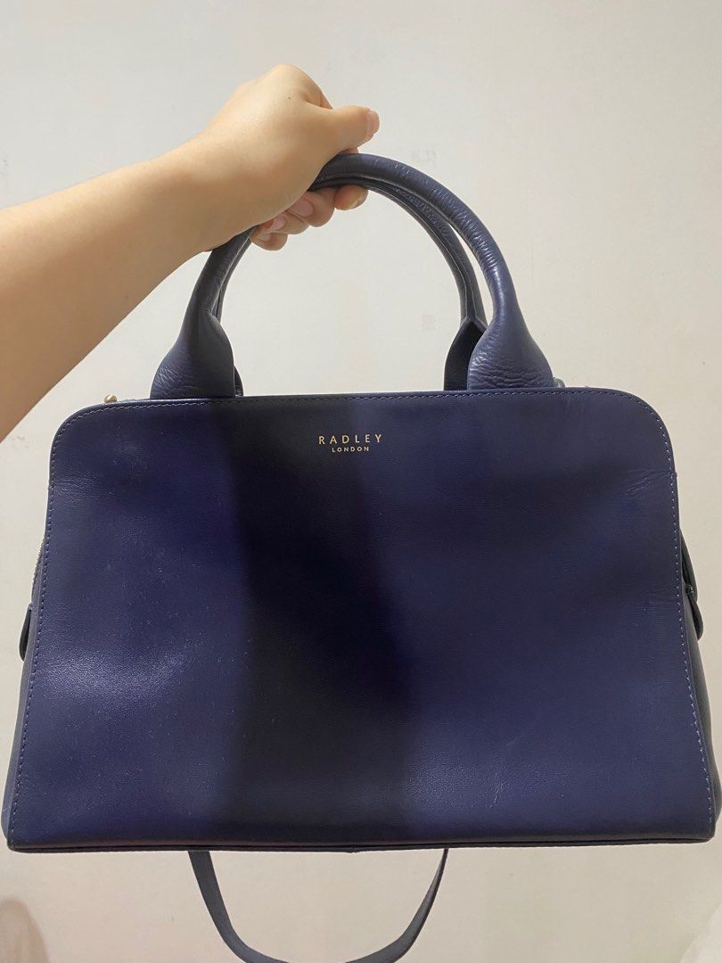 Radley navy blue handbags outlet