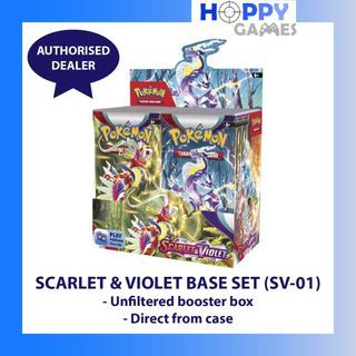 Scarlet & Violet Base Set Booster Box, $90