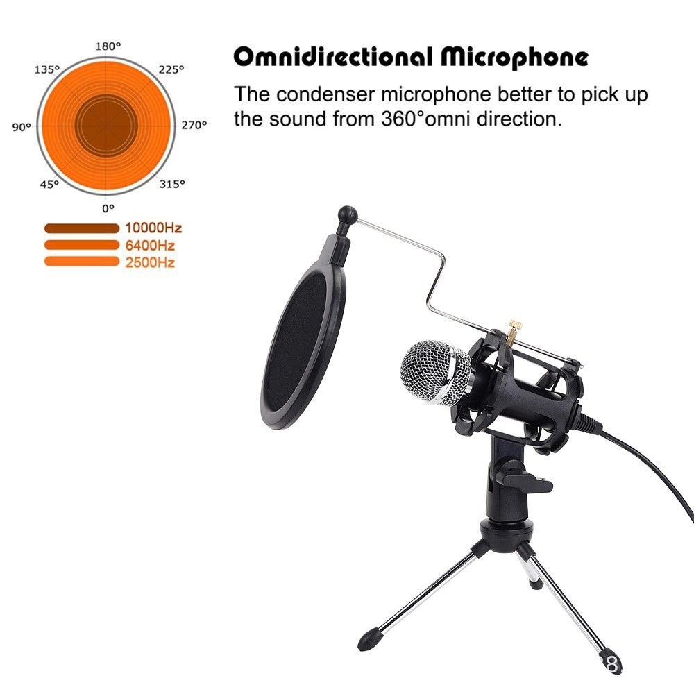 Recording Condenser Microphone Stand, Audio, Other Audio Equipment on