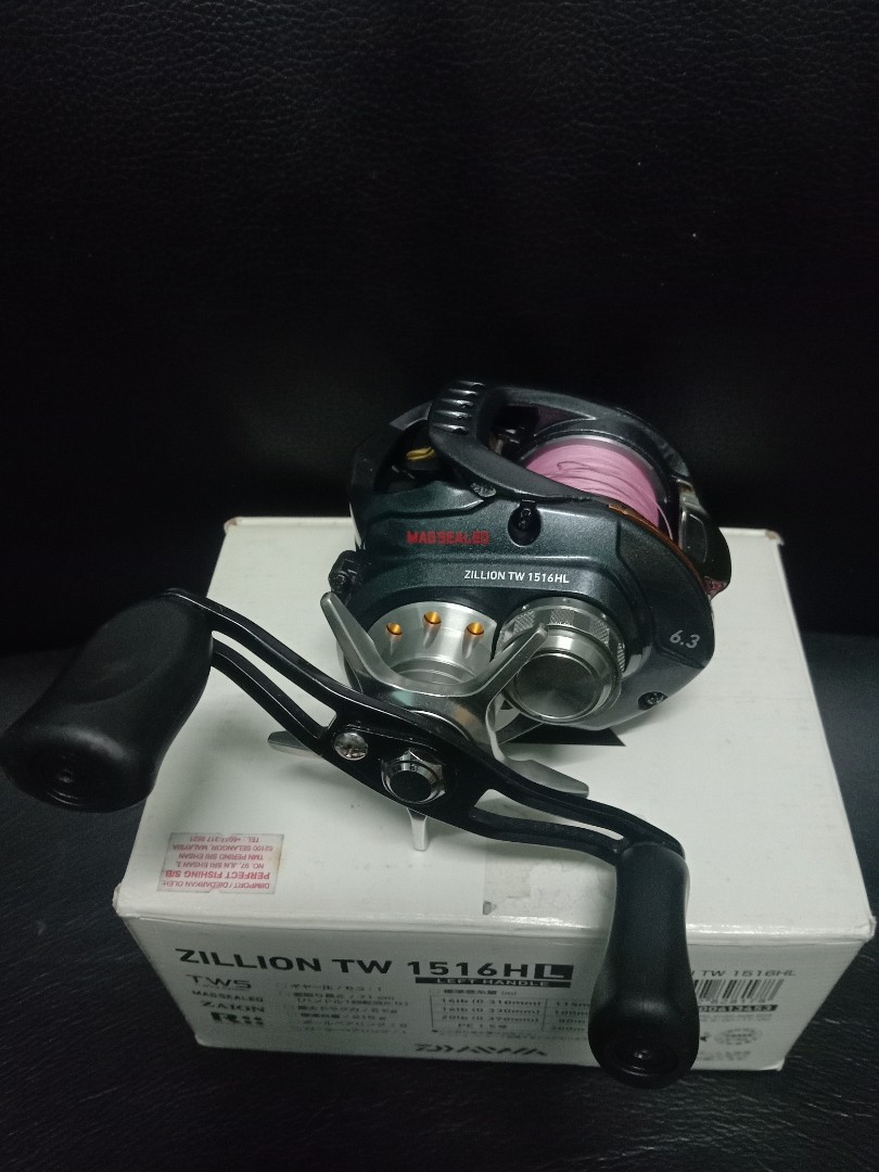 Reel BC Daiwa Zillion TW 1516H Left fishing, Sports Equipment