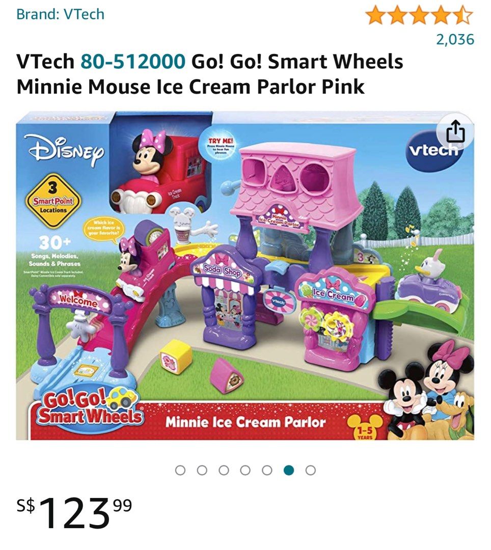 Vtech minnie ice cream hot sale