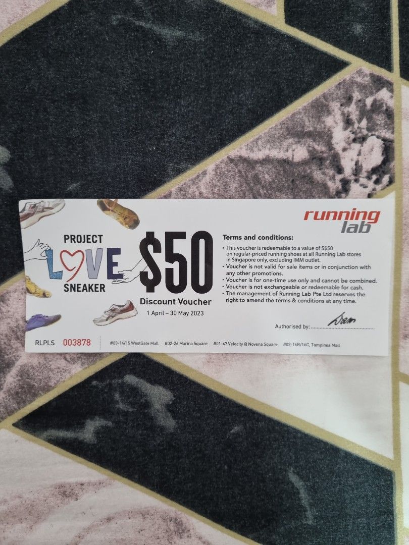 Running lab 2025 shoe voucher