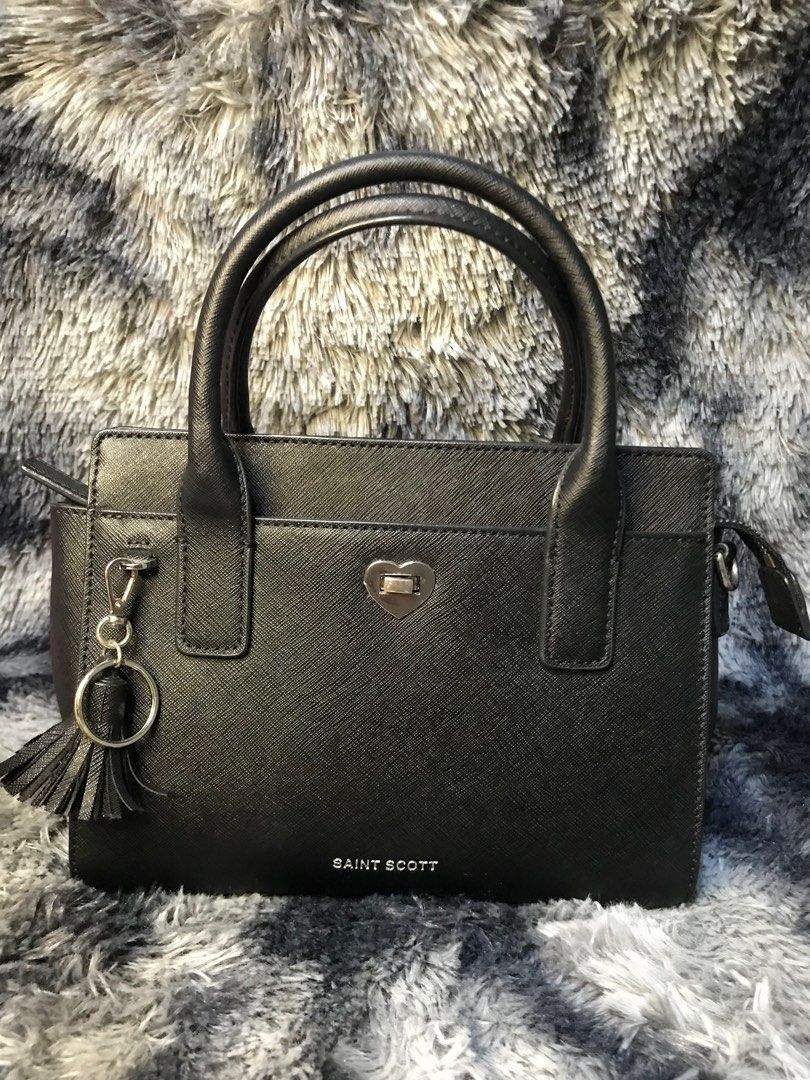 Saint Scott Raleigh Tote Bag (Black) (Category: Cross-body Bags) located in Tayabas. Submitted by allecollection2025 (Listing ID 1224323168, Image 1). Description: .
