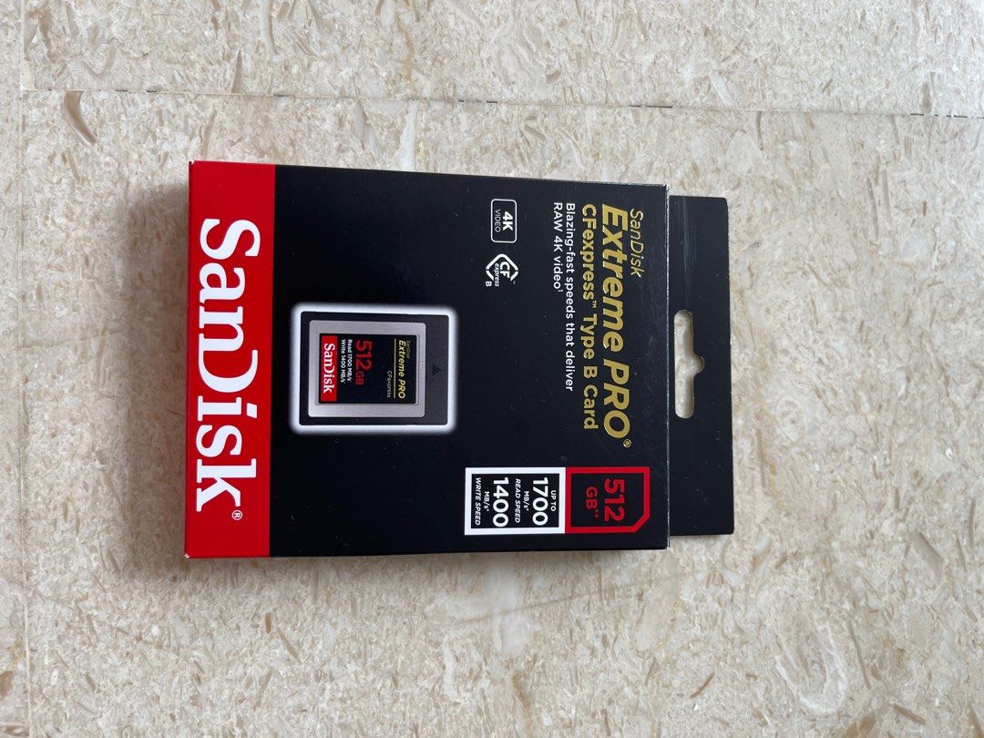 512GB CFexpress Type B カード Extreme PRO SanDisk サンディスク RAW