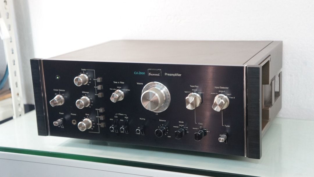 Sansui CA-2000 Vintage Stereo Pre-/Control Amplifier (rare), Audio,  Soundbars, Speakers  Amplifiers on Carousell