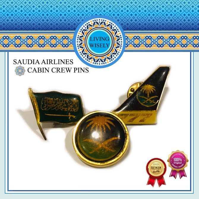 Saudi Arabian Airlines Pins, Hobbies & Toys, Memorabilia & Collectibles ...