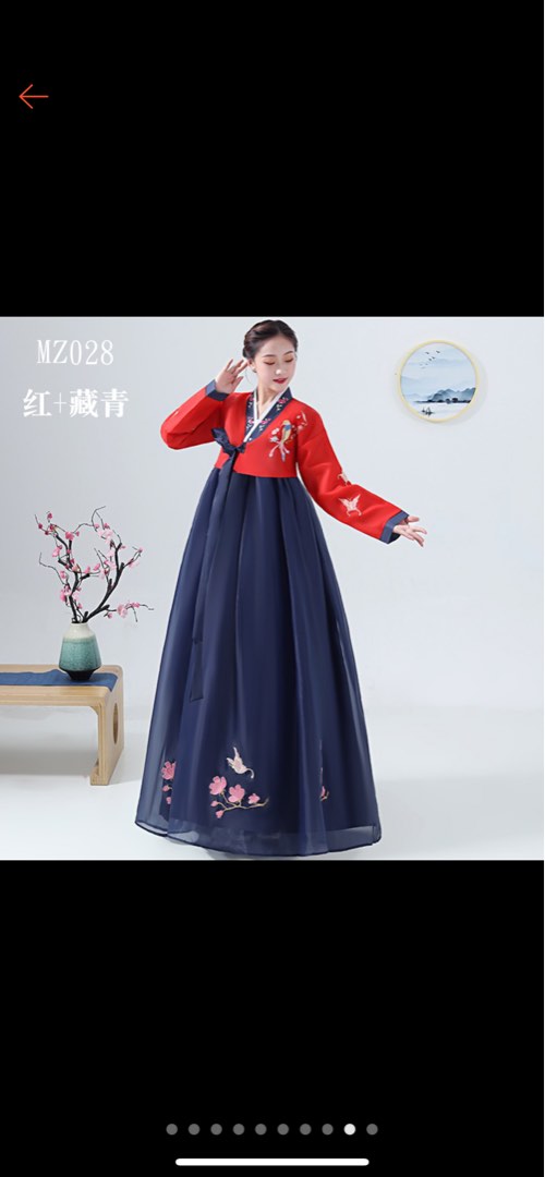 Korean traditional skirt store