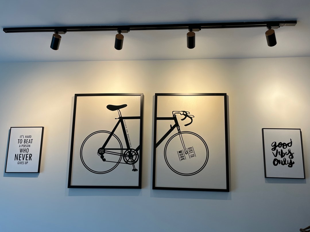 Set of 4 wall paintings, Furniture & Home Living, Home Decor, Wall