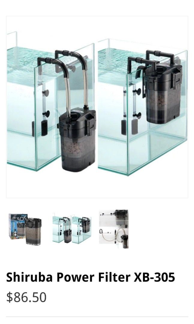 Shiruba Canister Filter (XB305 ), Pet Supplies, Homes & Other Pet