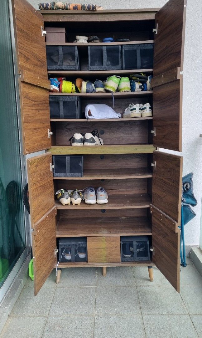 Shoe Rack Cupboard, Furniture & Home Living, Furniture, Shelves
