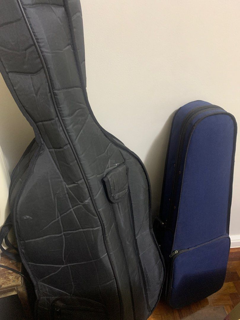 3/4 Violin Combo with Hard Velvet Case and Bow (Category: Musical Instruments) located in Quezon City. Submitted by eskyanolvia (Listing ID 1186205672, Image 2). Description: Violin - P8500 (Originally bought for P16500, comes with hard velvet case and bow) size 3/4 My height is 4’11ft Slightly Negotiable - name your price through call or message Size 3/4 both of them are What you see is what you get Buy both 10% off I only used them once Reason 