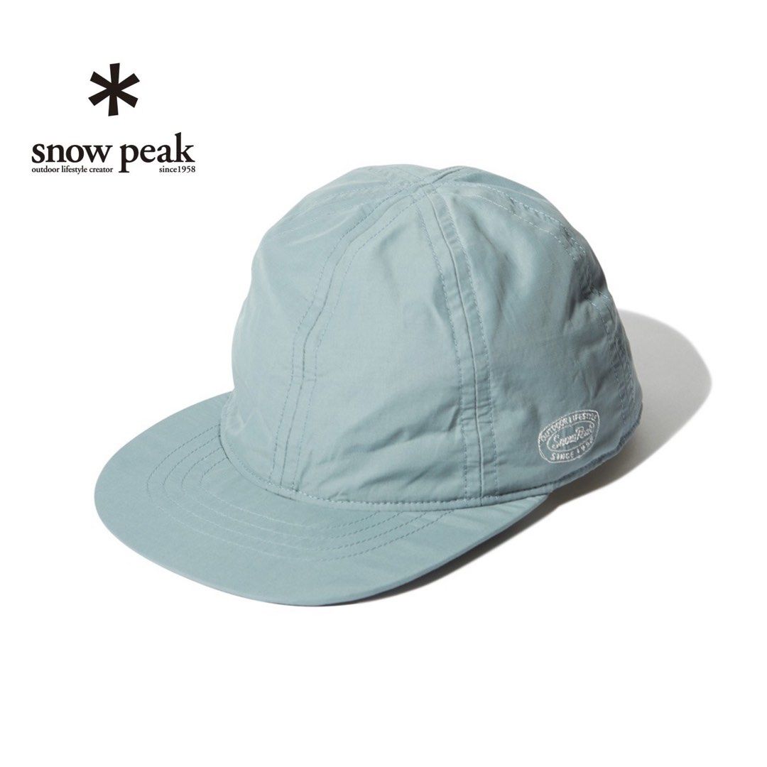 snow peak Light Mountain Cloth Cap Blue 帽藍色AC-23SU1020, 男裝 