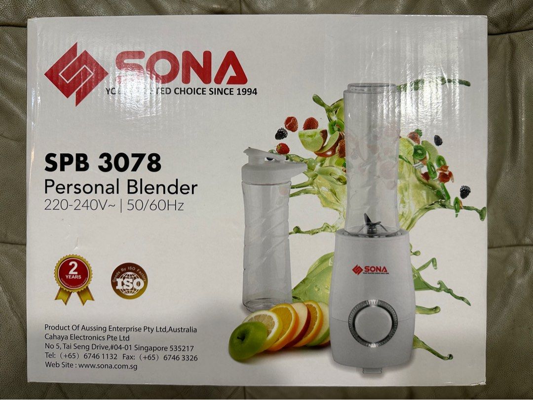 SONA Personal Blender + Bottle, TV & Home Appliances, Kitchen