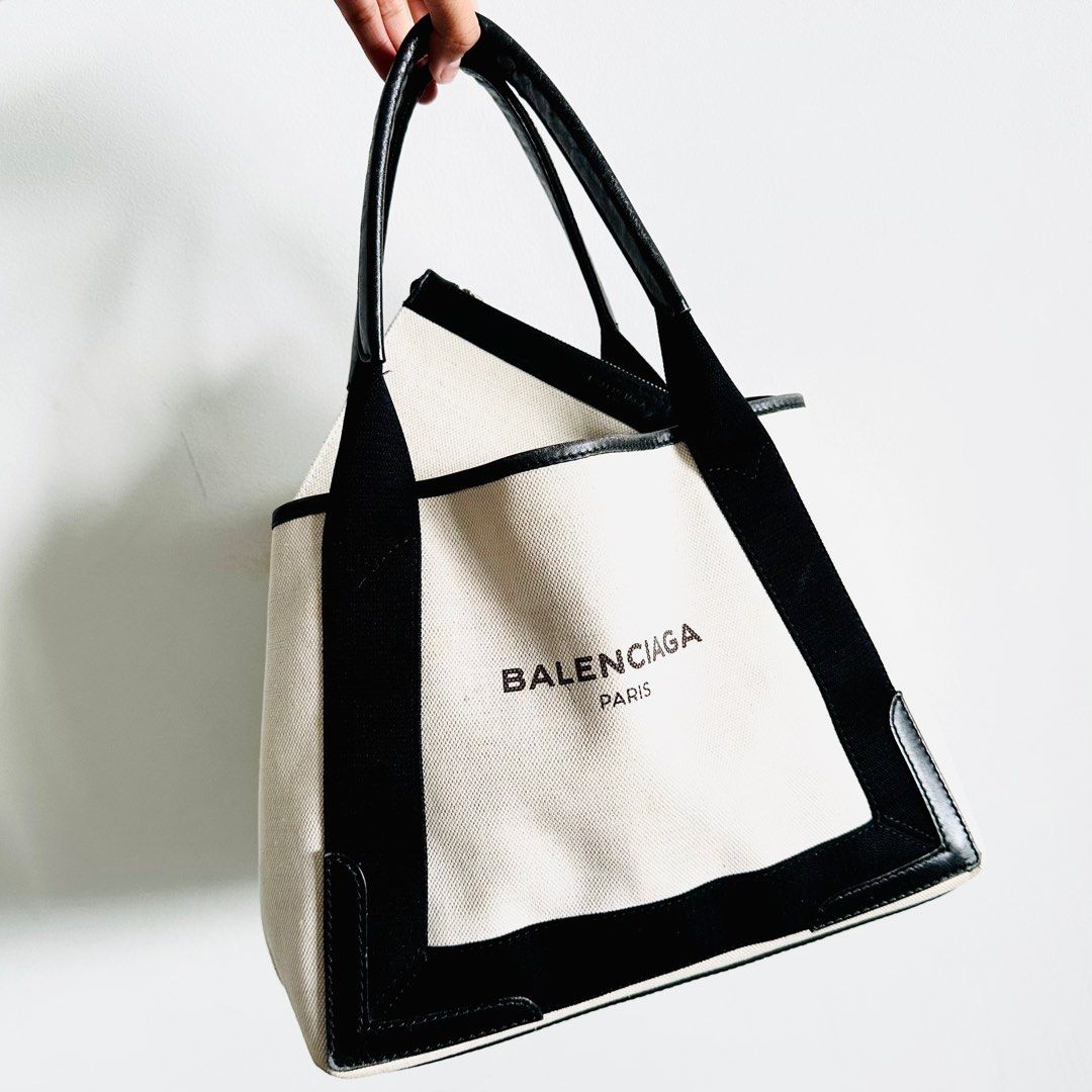 Buy Balenciaga Medium Cabas Tote Bag  Neutrals At 30 Off  Editorialist