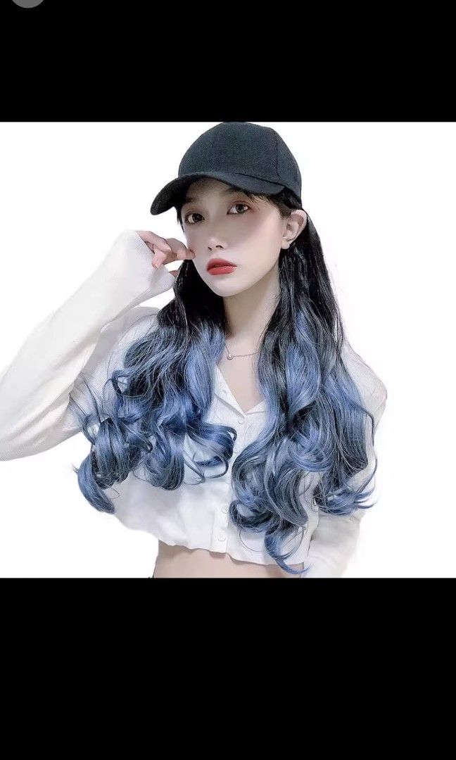 Big w top blue wig