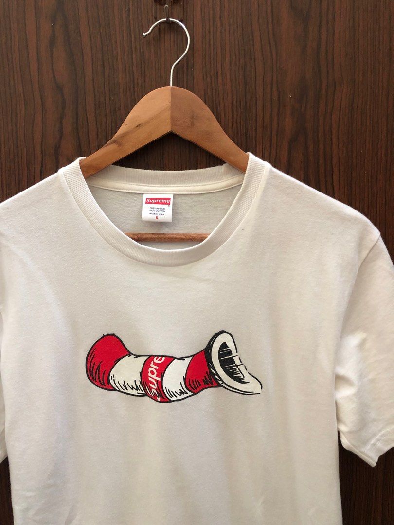 SUPREME CAT IN THE HAT Men s Fashion Tops Sets Tshirts Polo