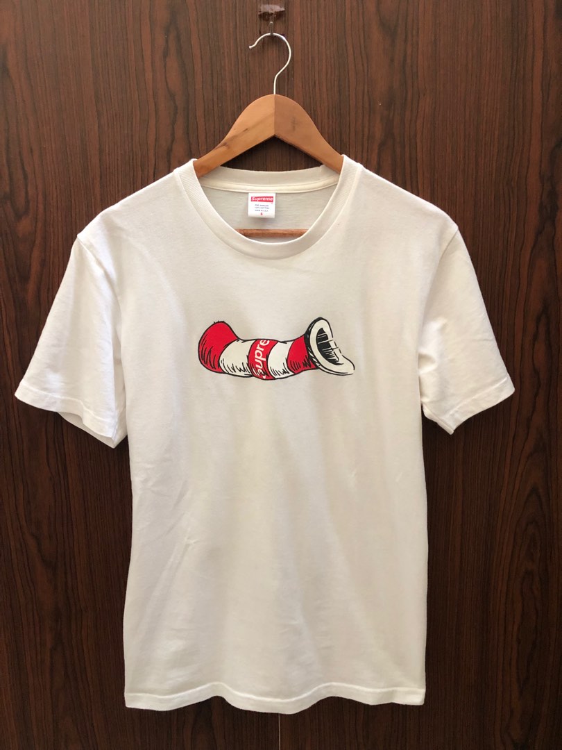 SUPREME CAT IN THE HAT Men s Fashion Tops Sets Tshirts Polo