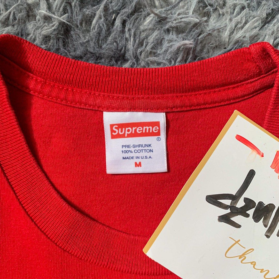 Supreme smile store tee red