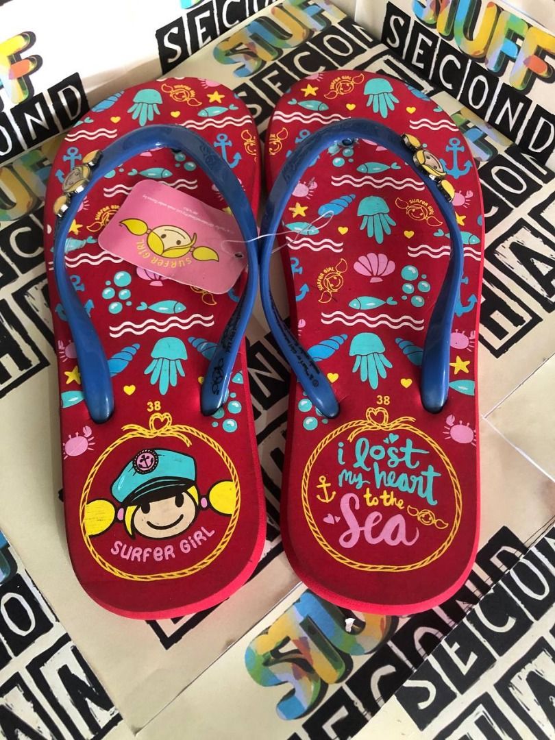 SURFER GIRL Sandal 38 Fesyen Wanita Sepatu di Carousell