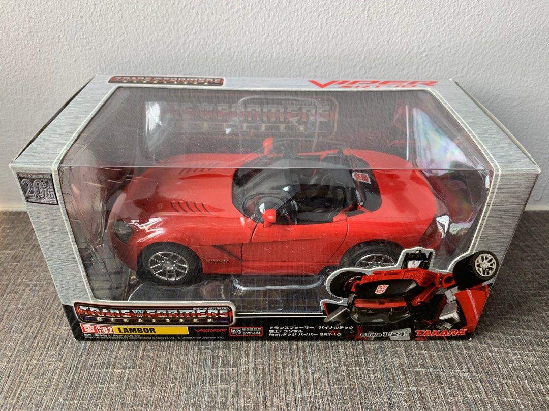 Takara Transformers Binaltech BT 02 Lambor Dodge Viper SRT 10