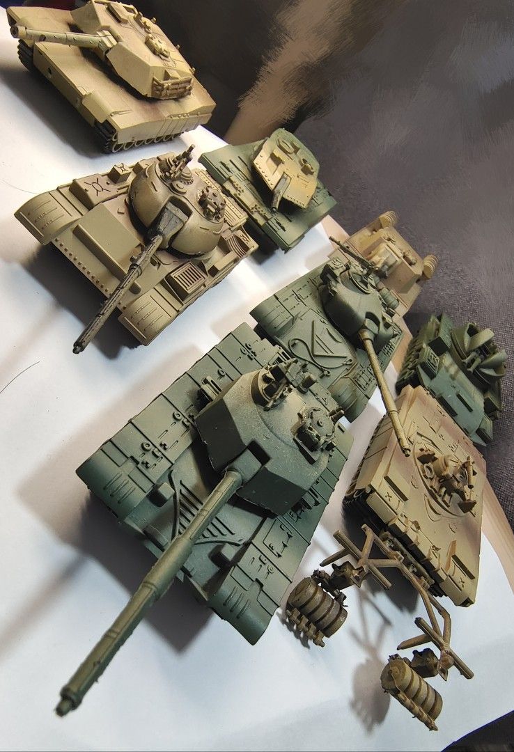 TANK MODELS:8 TYPE MODELS TANKS, Hobbies & Toys, Toys & Games on Carousell