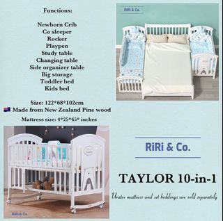 Taylor 10 in 1 crib