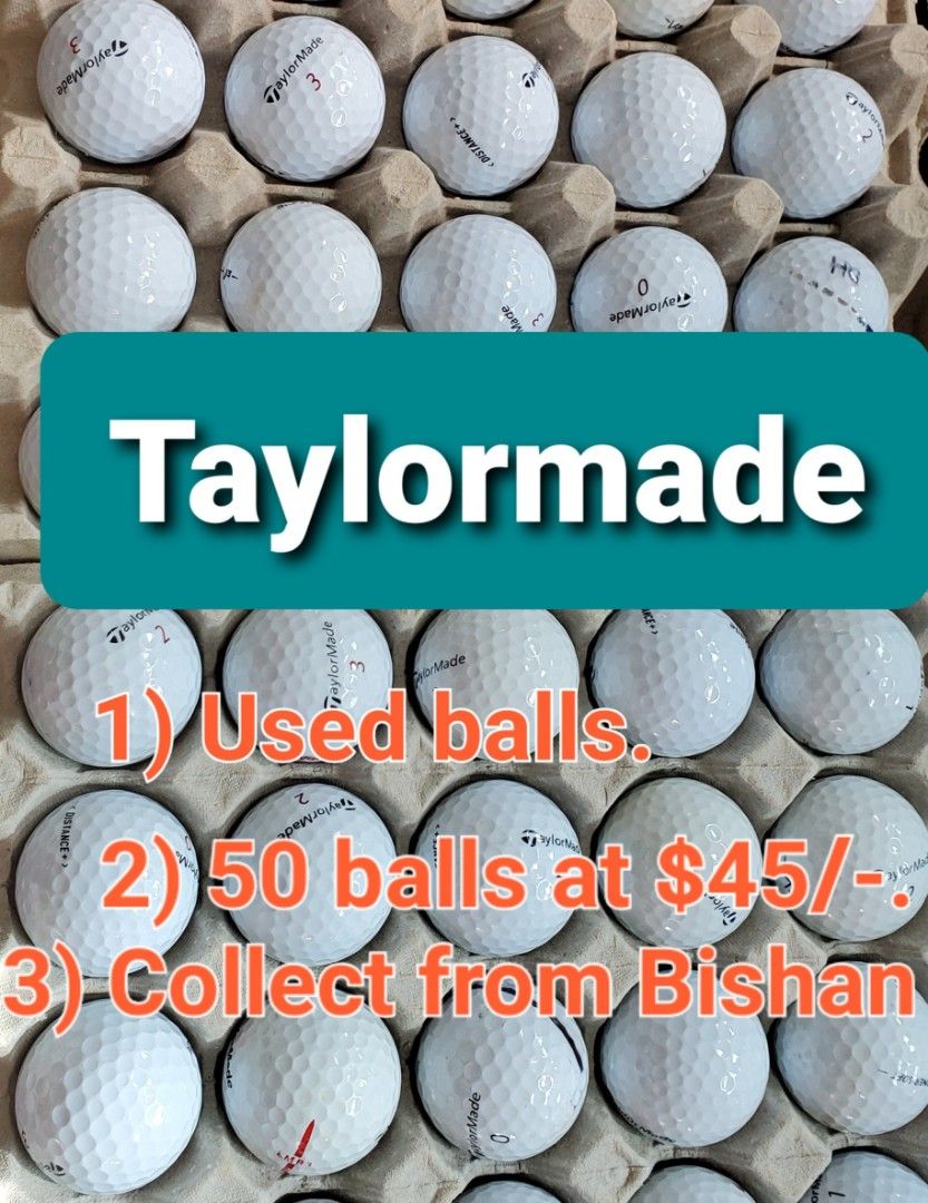 Taylormade used, Sports Equipment, Sports & Games, Golf on Carousell