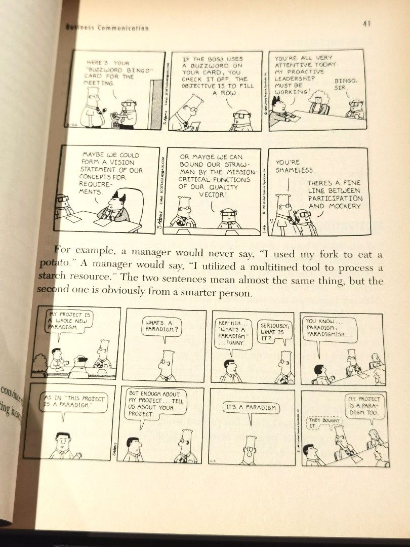 The Dilbert Principle Management Book By Scott Adams, Hobbies & Toys ...