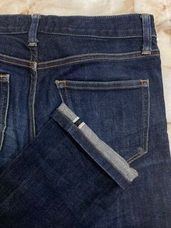 UNIKLO SELVEDGE SLIM STRAIGHT SAIZ 29 (RTB-04)